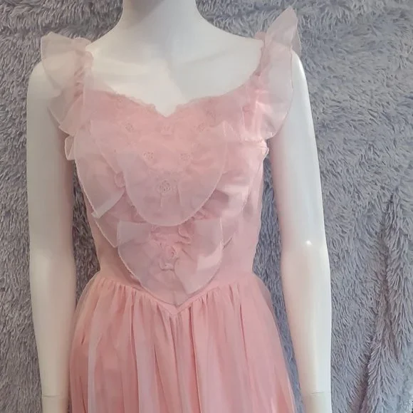 open lace back dress The Southern Belle Heirloom Dress in Pink 18M